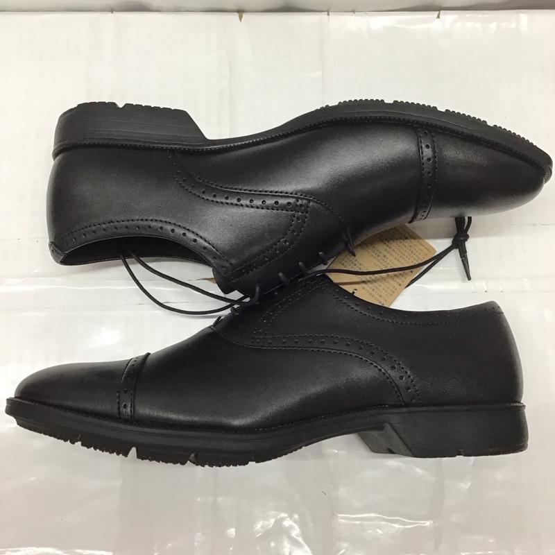 アシックス ASICS 革靴 革靴 TU-7774 texcy luxe ストレートチップ 箱有 26cm 26.0cm 無地 黒 / ブラック /  メンズ USED 古着 中古 10111757