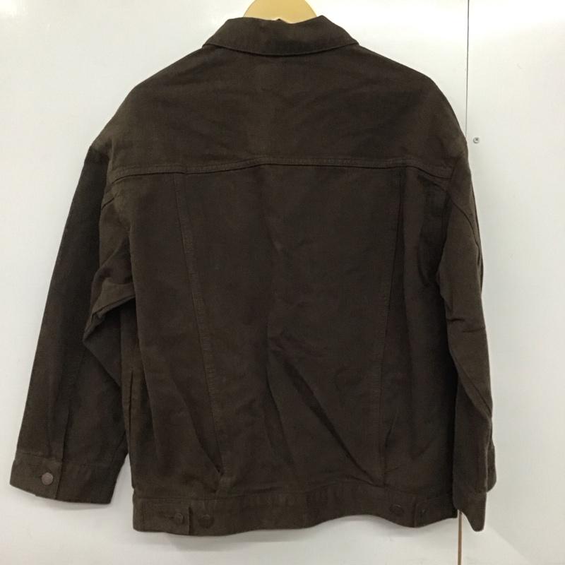 スライ SLY ジャケット、上着 ジャケット、ブレザー 030cay10-3370 GジャンLIV DENIM 1 無地 茶 / ブラウン /  レディース USED 古着 中古 10140503