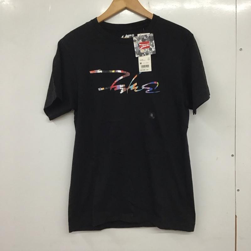 ユニクロ UNIQLO Tシャツ 半袖 341-194453 グラフィックTシャツ プリントTシャツ フューチュラ M プリント 黒 / ブラック /  メンズ USED 古着 中古 10137814