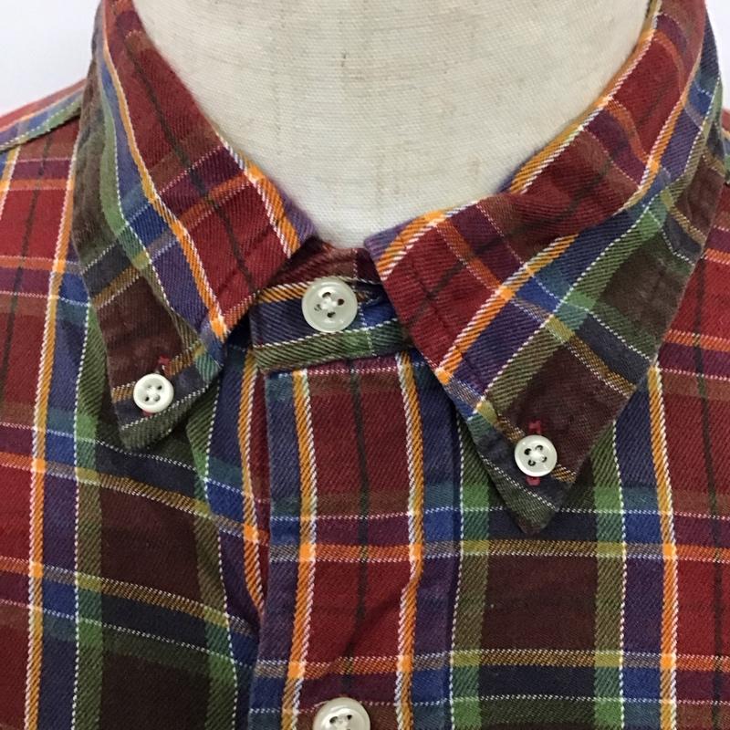 ラルフローレン RALPHLAUREN シャツ、ブラウス 長袖 長袖シャツ カラーシャツ ボタンダウンシャツ 長袖カットソー チェックシャツ L チェック マルチカラー / マルチカラー /  メンズ USED 古着 中古 10123943