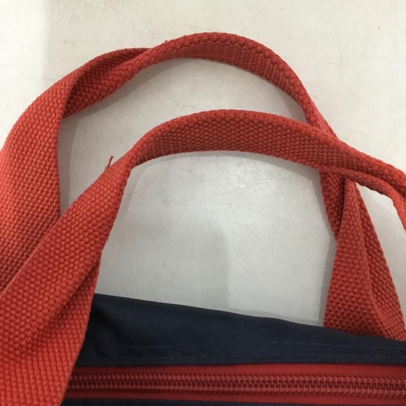 ナイキ NIKE ボストンバッグ ボストンバッグ ショルダーバッグ 2WAY ロゴ、文字 紺 / ネイビー / X 赤 / レッド /  メンズ USED 古着 中古 10150232