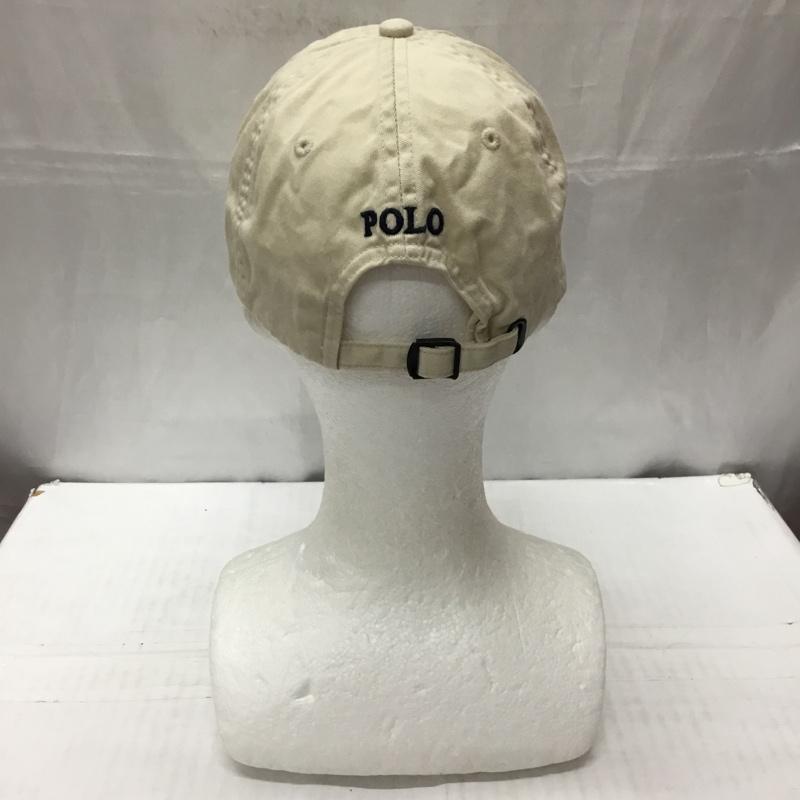 ポロバイラルフローレン Polo by RALPH LAUREN 帽子 キャップ ロゴ ワンポイント ベージュ / ベージュ /  メンズ USED 古着 中古 10111823