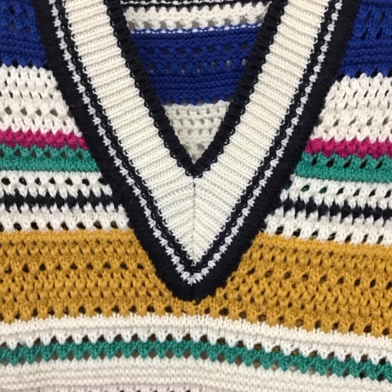 ザラ ZARA ベスト ベスト S  マルチカラー / マルチカラー /  レディース USED 古着 中古 10142738