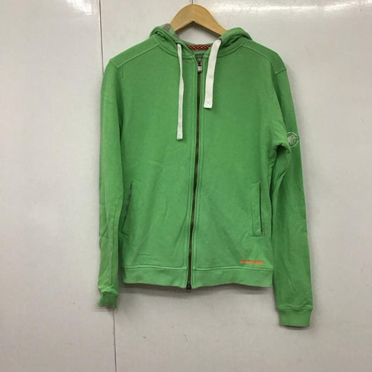 マムート Mammut パーカー 長袖 長袖パーカー ジップアップパーカー スウェット M ロゴ、文字 緑 / グリーン /  メンズ USED 古着 中古 10130675