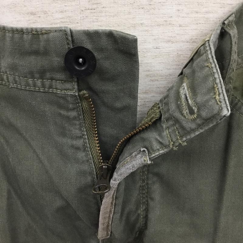 アヴィレックス AVIREX パンツ ショートパンツ ショートパンツ ハーフパンツ カジュアルパンツ ミリタリーパンツ M 無地 カーキ / カーキ /  メンズ USED 古着 中古 10110044