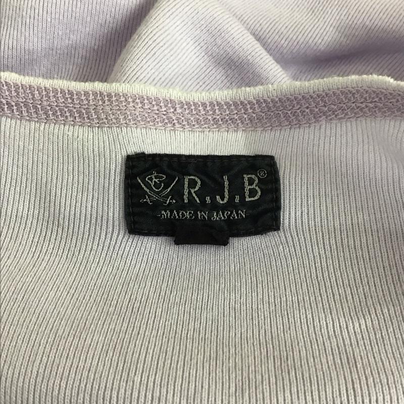 アールジェイビー R.J.B Tシャツ 半袖 ヘンリーネック 38 ワンポイント 紫 / パープル /  メンズ USED 古着 中古 10111858