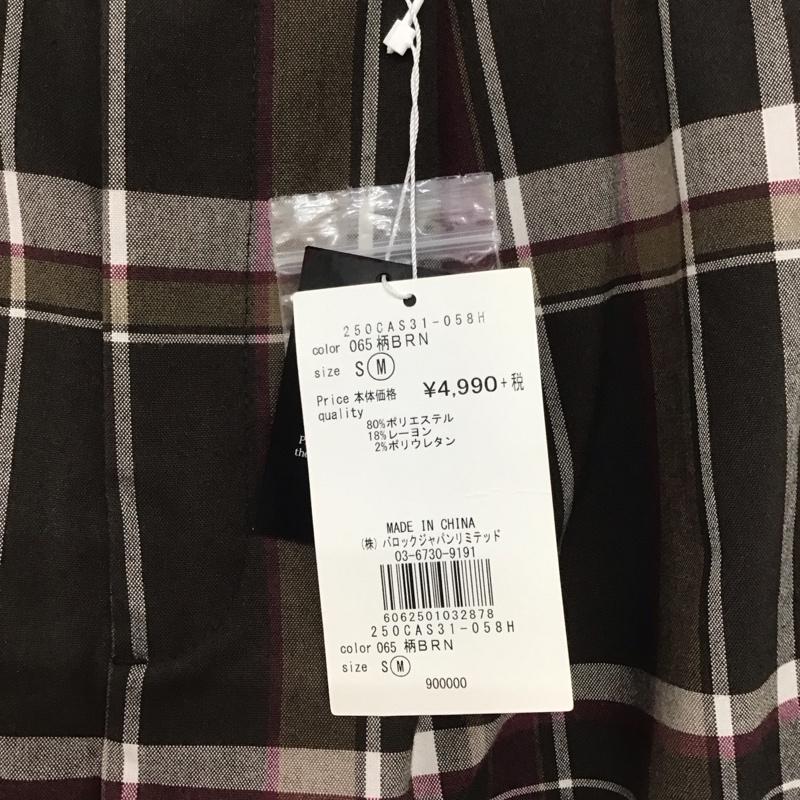 アズールバイマウジー AZUL BY MOUSSY パンツ スラックス 250CAS31-058H HECK SEMI FLAREPANTS タグ付 M チェック マルチカラー / マルチカラー /  レディース USED 古着 中古 10140639