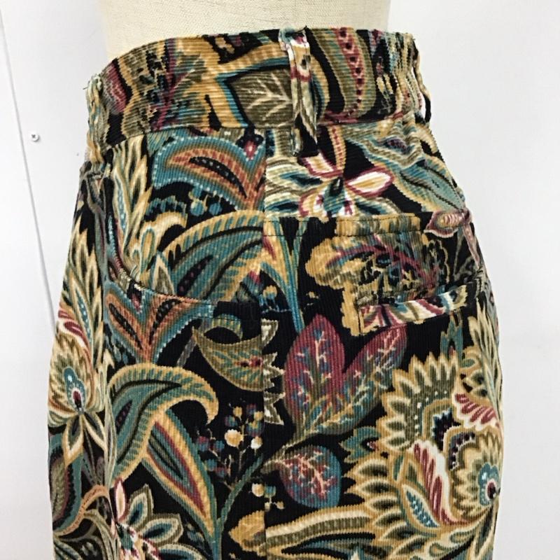ジーナシス JEANASIS パンツ ワークパンツ、ペインターパンツ JS050193AD ベロアパンツ 総柄 ワイドパンツ FREE プリント マルチカラー / マルチカラー /  レディース USED 古着 中古 10116991