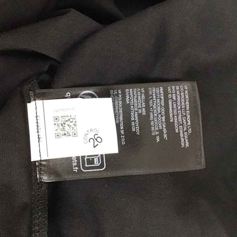 ザノースフェイス THE NORTH FACE Tシャツ 半袖 NF0A87NPJK3 L ロゴ、文字 X プリント 黒 / ブラック /  メンズ USED 古着 中古 10132533