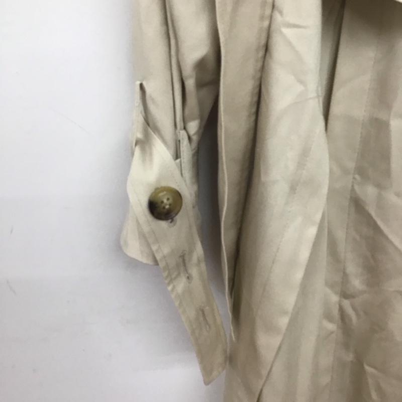 ページボーイ PAGEBOY ジャケット、上着 ジャケット、ブレザー ロングコート カラージャケット アウター トレンチ S 無地 ベージュ / ベージュ /  レディース USED 古着 中古 10143580