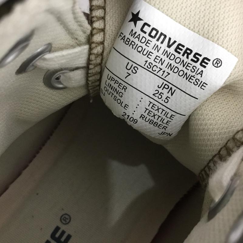 コンバース CONVERSE スニーカー スニーカー 1SC717 ハイカットスニーカー 25.5cm 迷彩 カモ柄 25.5cm ロゴ、文字 マルチカラー / マルチカラー /  メンズ USED 古着 中古 10129548