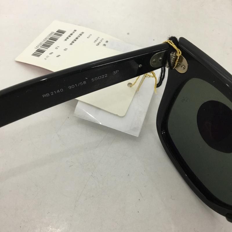 レイバン Ray-Ban めがね・サングラス サングラス RB2140 WAYFARER カラーレンズ ケース付き polarized 偏光サングラス ロゴ、文字 黒 / ブラック /  メンズ USED 古着 中古 10125992