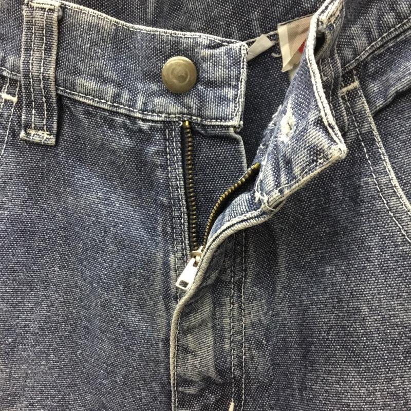 ナイキ NIKE パンツ ショートパンツ デニムショートパンツ ハーフパンツ カジュアルパンツ 32インチ ロゴ、文字 インディゴ / インディゴ /  メンズ USED 古着 中古 10118648