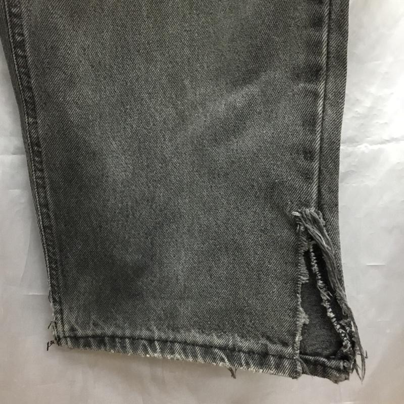 カーハート Carhartt パンツ デニム、ジーンズ デニムパンツ ストレートパンツ ワイドパンツ カジュアルパンツ 無地 黒 / ブラック /  メンズ USED 古着 中古 10122286