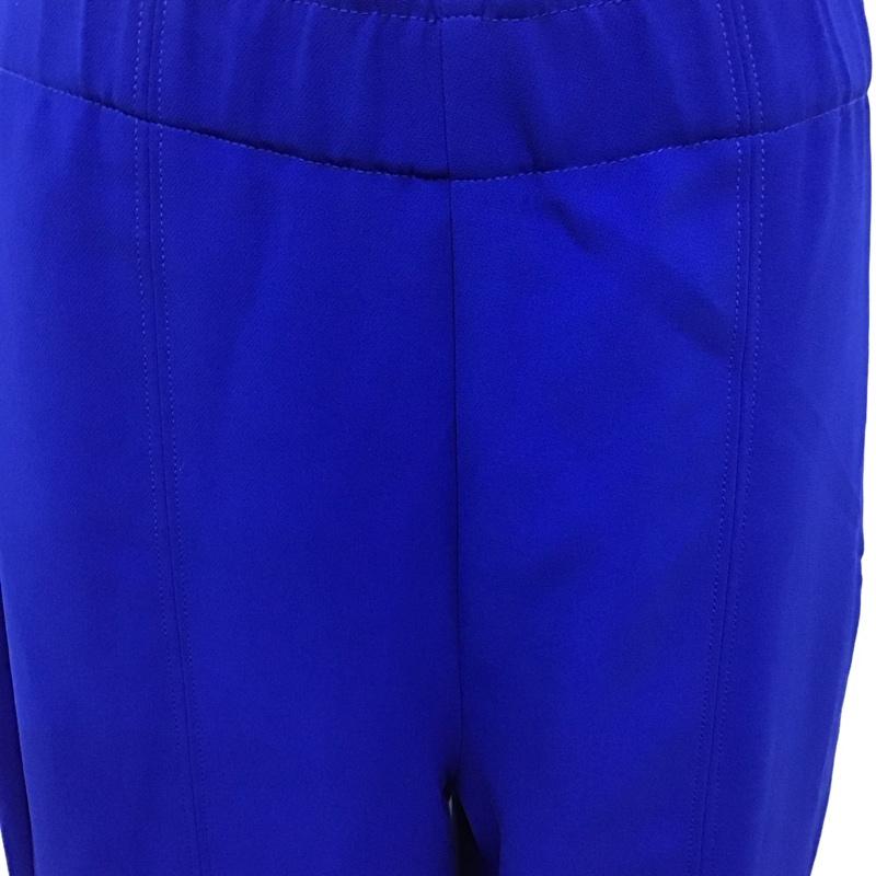 アイテムズ アーバンリサーチ ITEMS URBAN RESEARCH パンツ スラックス スラックスパンツ ワイドパンツ カジュアルパンツ センタースリットパンツ M 無地 青 / ブルー /  レディース USED 古着 中古 10118582