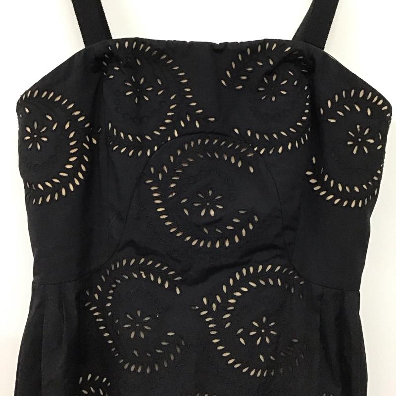 マークバイマークジェイコブス MARC by MARC JACOBS ワンピース ひざ丈スカート 0 無地 黒 / ブラック /  レディース USED 古着 中古 10130061