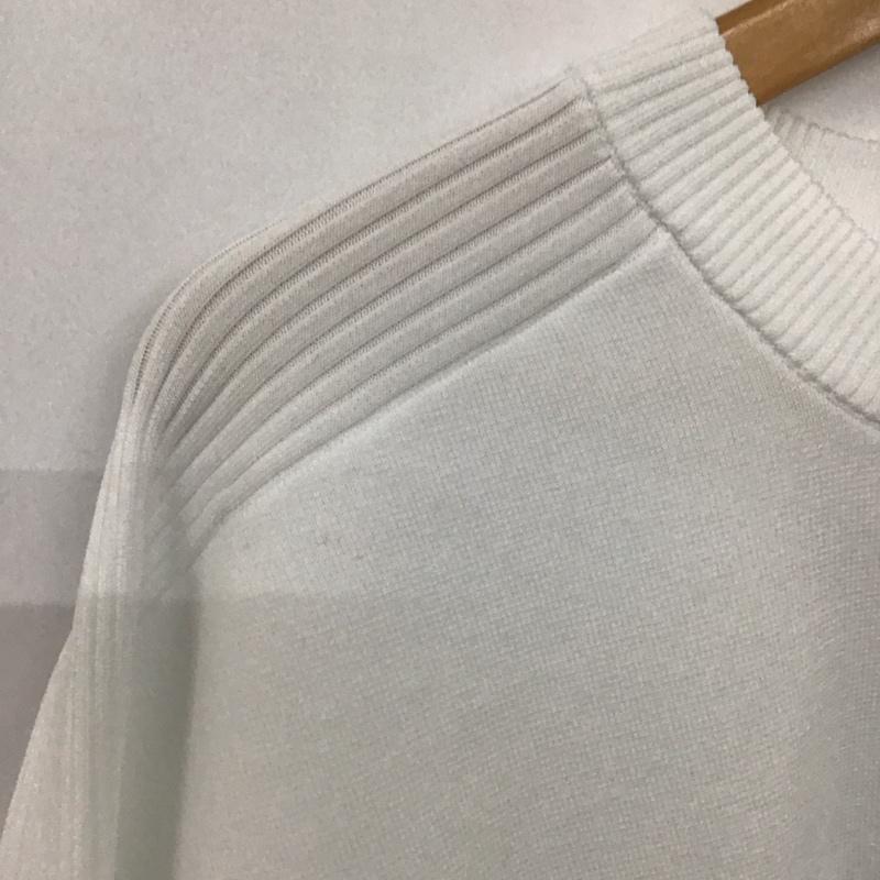 スライ SLY ニット、セーター 長袖 030eap70-5750 BOY FRIEND HG TOPS FREE 無地 白 / ホワイト /  レディース USED 古着 中古 10142734