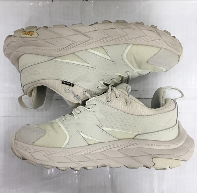 ホカオネオネ HOKA ONEONE スニーカー スニーカー 1136670 ANACAPA LOW GTX 27.5cm 箱有 27.5cm ロゴ、文字 ベージュ / ベージュ /  メンズ USED 古着 中古 10123802