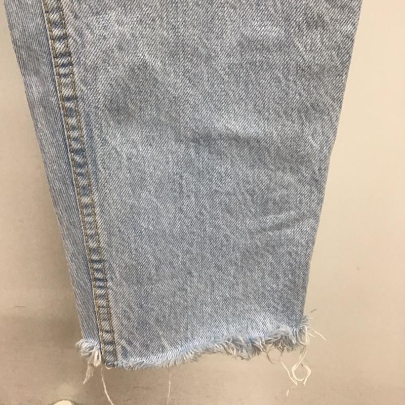 ザラ ZARA パンツ デニム、ジーンズ カットオフ 無地 水色 / ライトブルー /  レディース USED 古着 中古 10108076