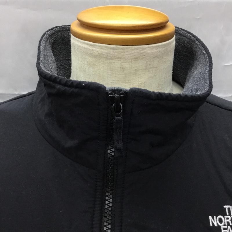 ザノースフェイス THE NORTH FACE ジャケット、上着 ジャンパー、ブルゾン NA61631 トレッキングフリースジャケット ジップアップジャケット アウター XL ロゴ、文字 黒 / ブラック / X 灰 / グレー /  メンズ USED 古着 中古 10106585