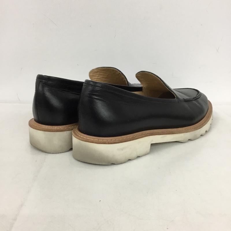アシナガオジサン あしながおじさん ローファー ローファー 3220017 マニッシュシューズ 24.5cm 24.5cm 無地 黒 / ブラック /  レディース USED 古着 中古 10149841