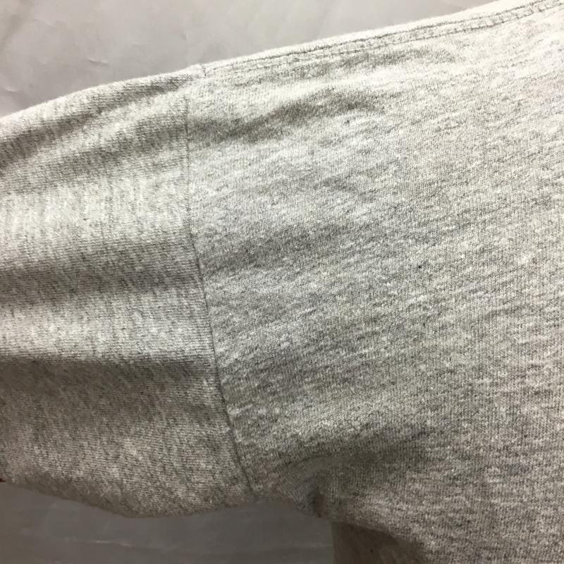 フォーティーファイブアールピーエム 45RPM Tシャツ 半袖 NMD クルーネック 2 ロゴ、文字 灰 / グレー / X 赤 / レッド /  メンズ USED 古着 中古 10112383