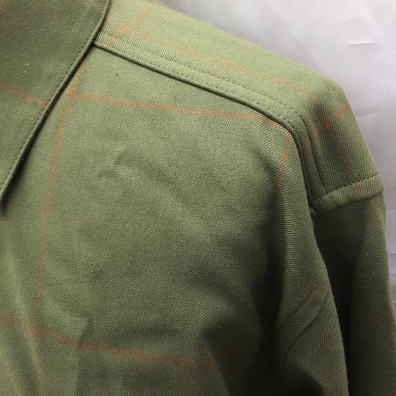 ジャーナルスタンダード JOURNAL STANDARD シャツ、ブラウス 長袖 長袖シャツ カラーシャツ ポケットシャツ 長袖カットソー チェックシャツ L チェック 緑 / グリーン /  メンズ USED 古着 中古 10115208