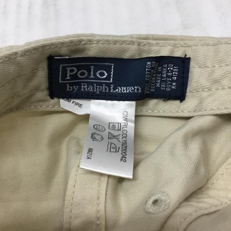 ポロバイラルフローレン Polo by RALPH LAUREN 帽子 キャップ ロゴ ワンポイント ベージュ / ベージュ /  メンズ USED 古着 中古 10111823