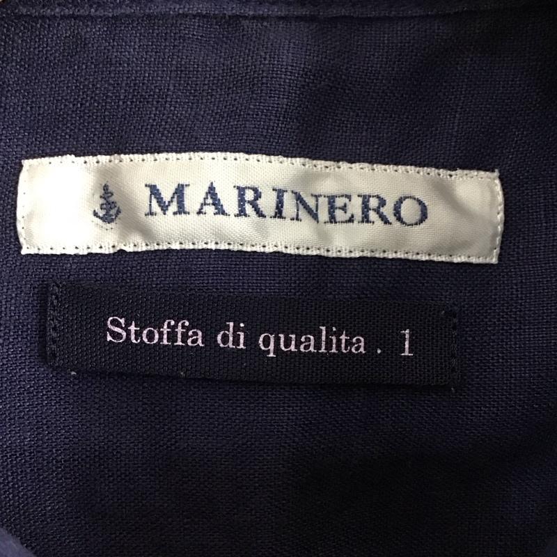 マリネロ MARINERO シャツ、ブラウス 長袖 長袖シャツ 無地シャツ カラーシャツ 1 無地 紺 / ネイビー /  メンズ USED 古着 中古 10131777