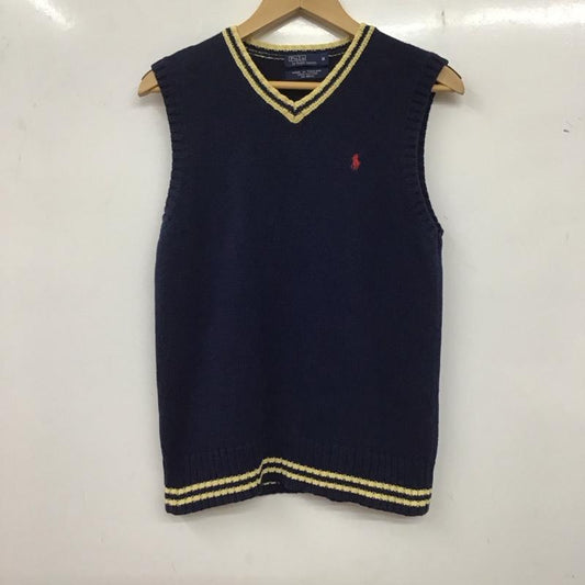 ポロバイラルフローレン Polo by RALPH LAUREN ベスト ベスト M 無地 紺 / ネイビー /  レディース USED 古着 中古 10136926