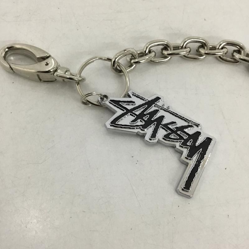 ステューシー STUSSY キーチェーン、ウォレットチェーン キーチェーン、ウォレットチェーン ロゴ、文字 銀 / シルバー /  メンズ USED 古着 中古 10146891