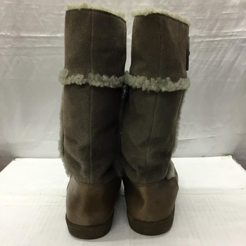 トリーバーチ TORY BURCH ブーツ 一般 111395 ムートンブーツ ワンポイント 灰 / グレー /  レディース USED 古着 中古 10119092