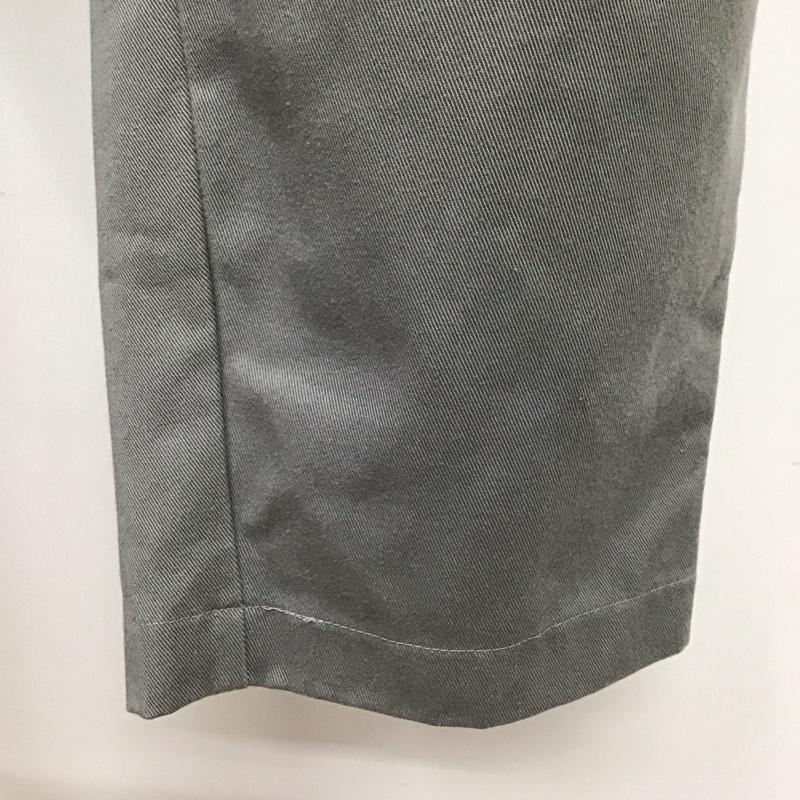 アディダス adidas パンツ ワークパンツ、ペインターパンツ h11372トレフォイルリラックスツイルパンツ トラックパンツ ワイドパンツ M ロゴ、文字 灰 / グレー /  メンズ USED 古着 中古 10115351