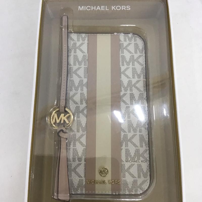 マイケルコース MICHAEL KORS ファッション小物 ファッション小物 MKSTTCVNLFLIP2261P iPhone 14 Pro iPhoneケース 手帳型 Folio Case Stripe TasselCharm Magsafe ロゴ、文字 マルチカラー / マルチカラー /  レディース USED 古着 中古 10123244