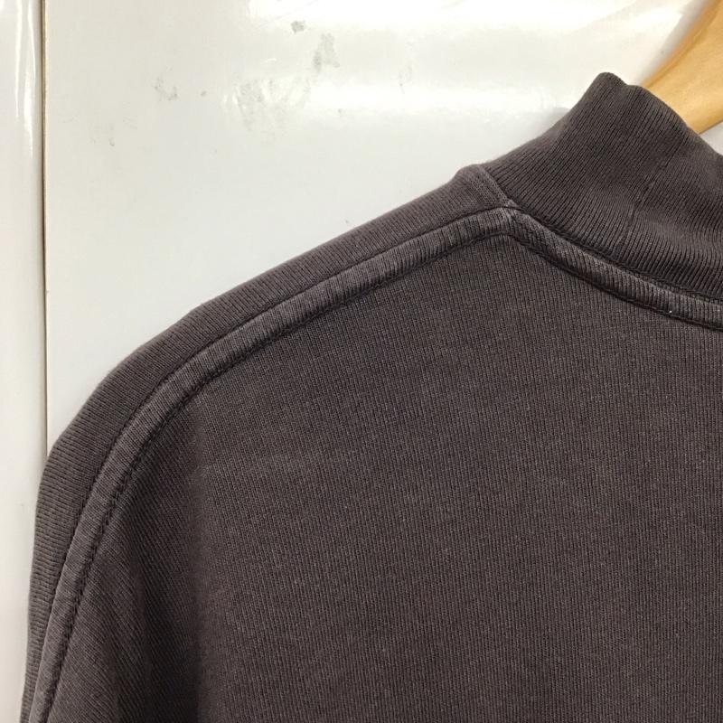 ギャップ GAP カットソー 長袖 YEEZY Engineered By BALENCIAGA YZY LongSleeveTee 長袖カットソー スタンドネック S ロゴ、文字 灰 / グレー /  メンズ USED 古着 中古 10132255