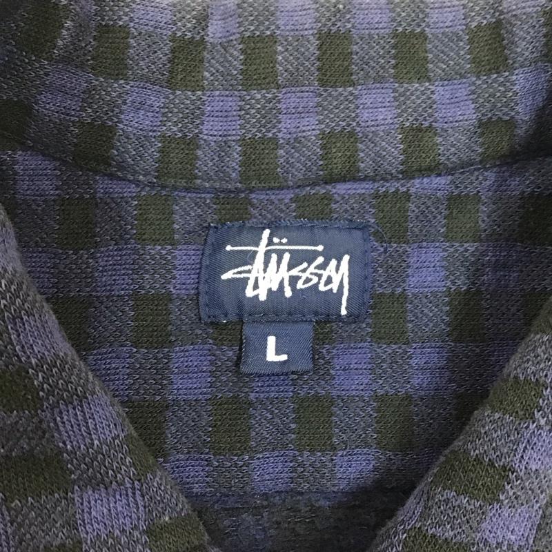 ステューシー STUSSY シャツ、ブラウス 長袖 長袖シャツ カラーシャツ ポケットシャツ 長袖カットソー チェックシャツ L チェック マルチカラー / マルチカラー /  メンズ USED 古着 中古 10117436