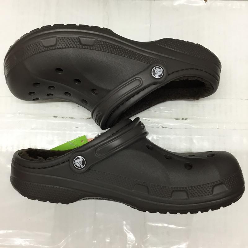 クロックス crocs サンダル サンダル 16244-22Z Ralen lined Clog 28cm 28.0cm 無地 茶 / ブラウン /  メンズ USED 古着 中古 10120440