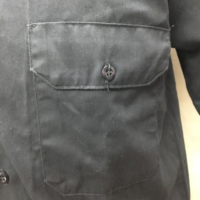 ディッキーズ Dickies シャツ、ブラウス 半袖 半袖シャツ カラーシャツ 半袖カットソー ミリタリーシャツ S 無地 紺 / ネイビー /  メンズ USED 古着 中古 10112415