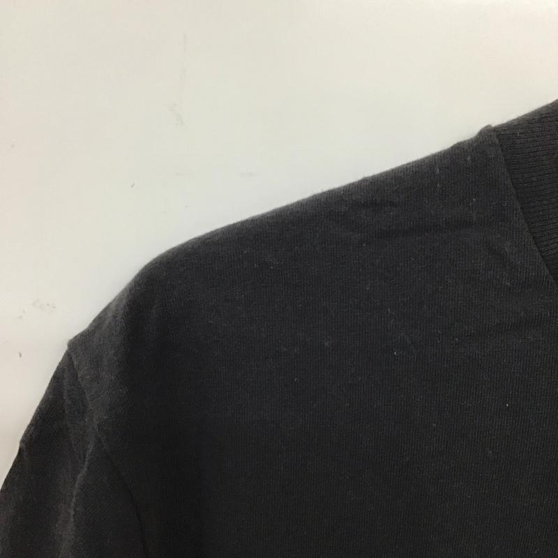 ステューシー STUSSY Tシャツ 半袖 半袖カットソー プリントTシャツ クルーネックカットソー M プリント 黒 / ブラック /  メンズ USED 古着 中古 10128661