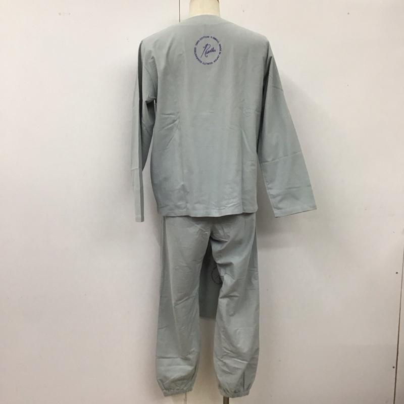 ニードルス Needles セットアップ セットアップ ノーカラーシャツ カジュアルパンツ 2点セット セットアップ XS ロゴ、文字 灰 / グレー /  メンズ USED 古着 中古 10119425