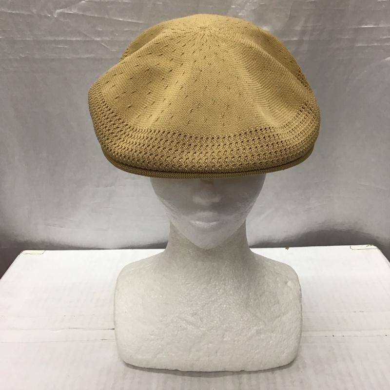 カンゴール KANGOL 帽子 ハンチング 0290BC Tropic 504 Ventair ロゴ、文字 ベージュ / ベージュ /  メンズ USED 古着 中古 10120890