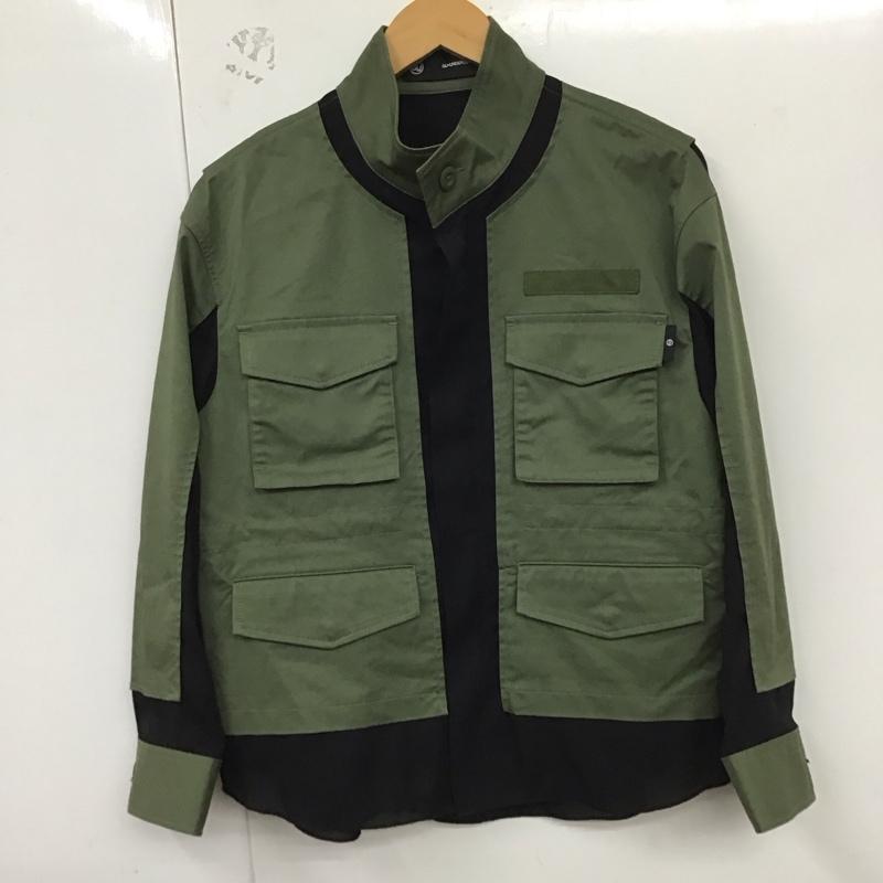 ジーユー GU ジャケット、上着 ジャケット、ブレザー 211-333416 アンダーカバー ジップアップジャケット S 無地 カーキ / カーキ /  メンズ USED 古着 中古 10130085