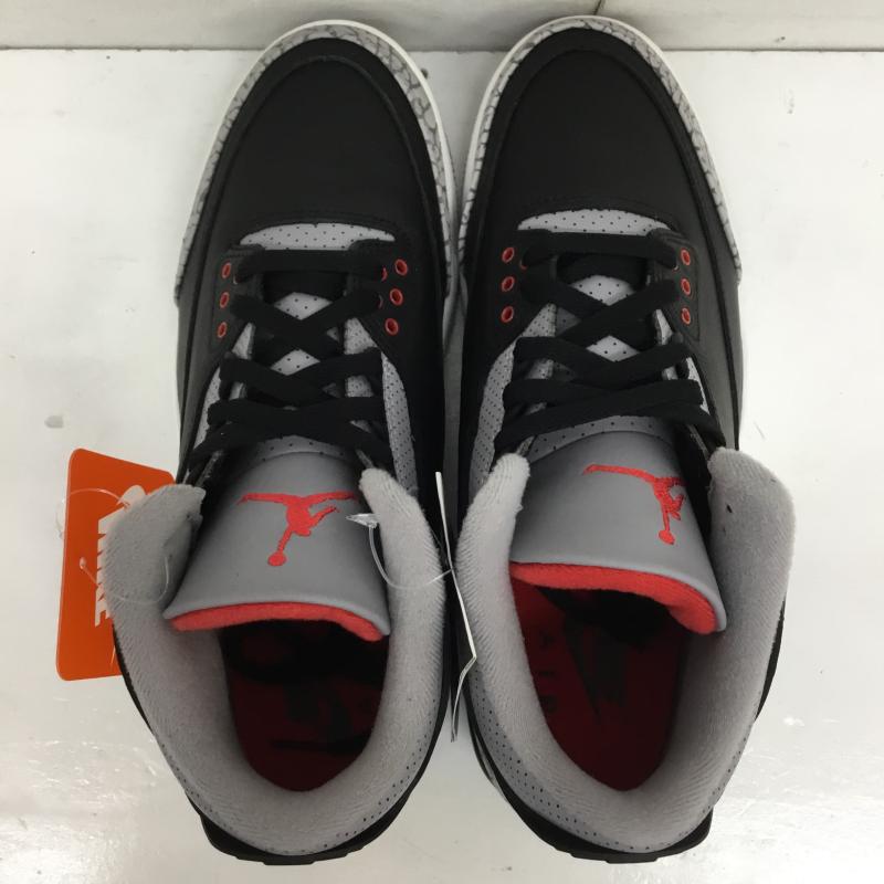 ナイキ NIKE スニーカー スニーカー DN3707-010 Air Jordan 3 Retro Black Cement 27.0cm  黒 / ブラック /  メンズ USED 古着 中古 10129381
