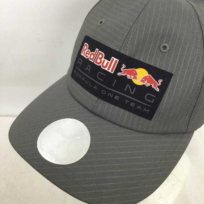 プーマ PUMA 帽子 キャップ 021952-02 Red Bull ロゴ、文字 灰 / グレー /  メンズ USED 古着 中古 10148443