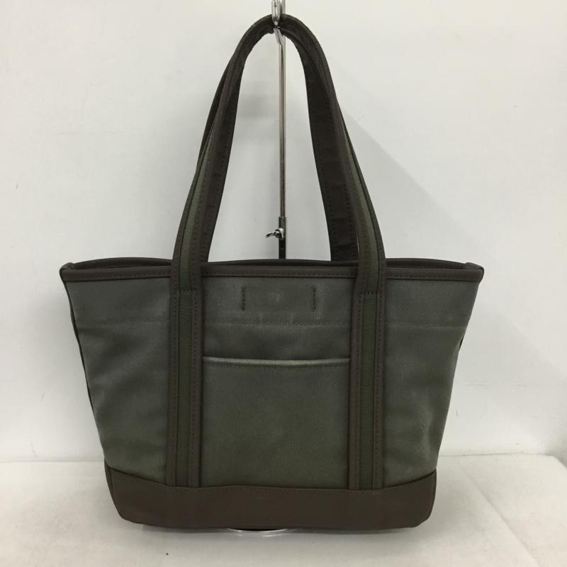 ポーターガール PORTERGIRL トートバッグ トートバッグ BOYFRIEND TOTE ロゴ、文字 カーキ / カーキ / X ダークブラウン / ダークブラウン /  レディース USED 古着 中古 10149680