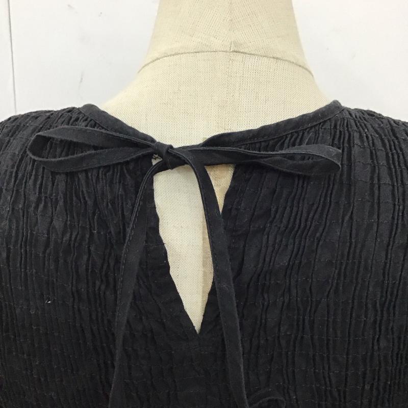 ザラ ZARA ワンピース ロングスカート S 無地 黒 / ブラック /  レディース USED 古着 中古 10121417