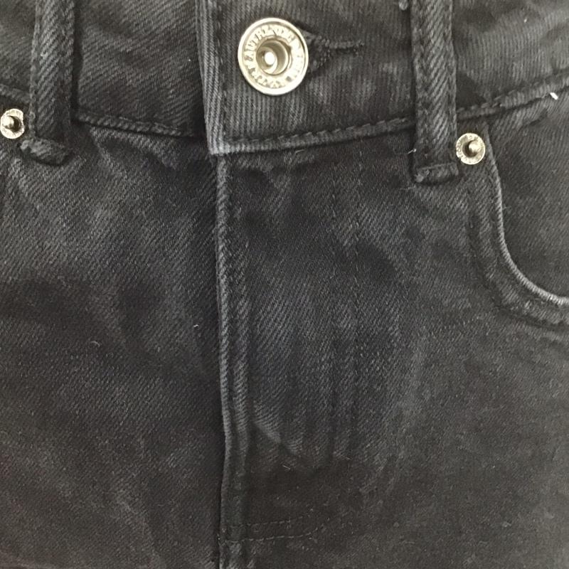 ザラ ZARA スカート ミニスカート S 無地 黒 / ブラック /  レディース USED 古着 中古 10111413