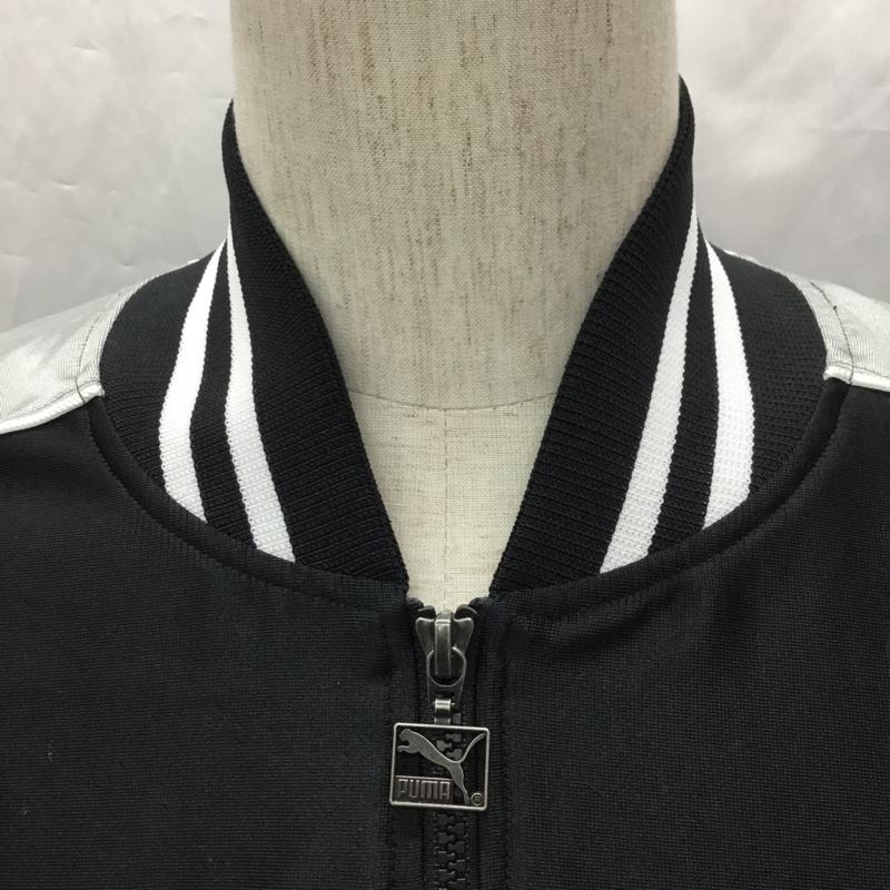 プーマ PUMA ジャケット、上着 ジャンパー、ブルゾン 622229 ユニセックス T7 トラックジャケット XL 無地 黒 / ブラック /  メンズ USED 古着 中古 10108798