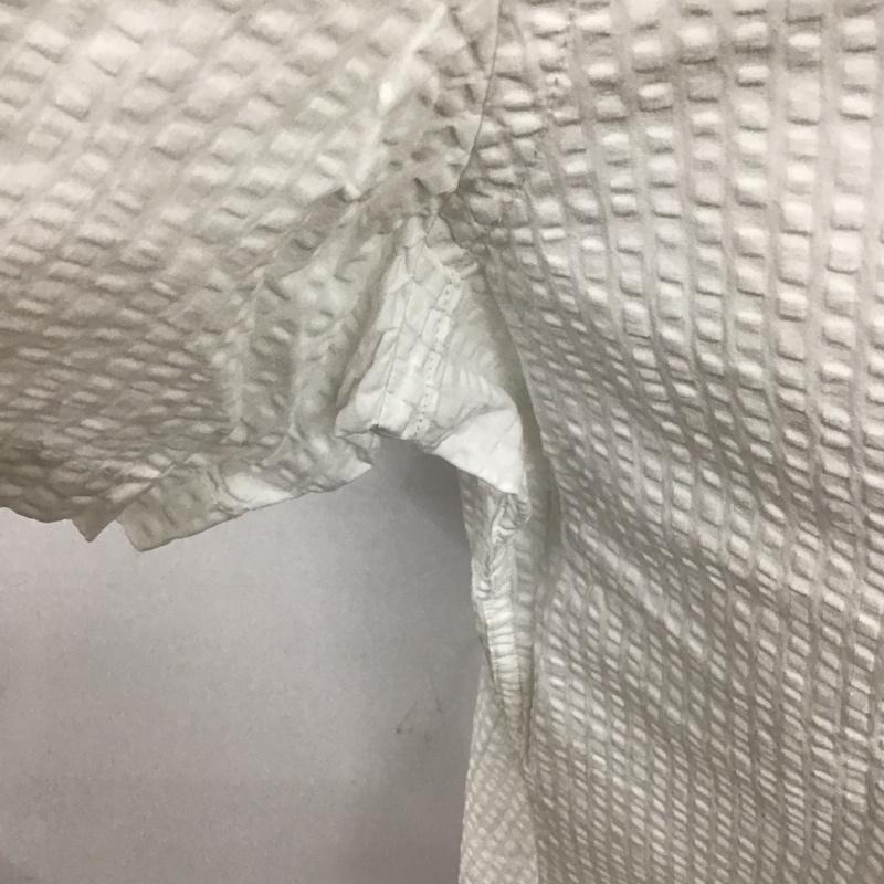 ランズエンド LANDS END シャツ、ブラウス 半袖 L 無地 白 / ホワイト /  メンズ USED 古着 中古 10128308