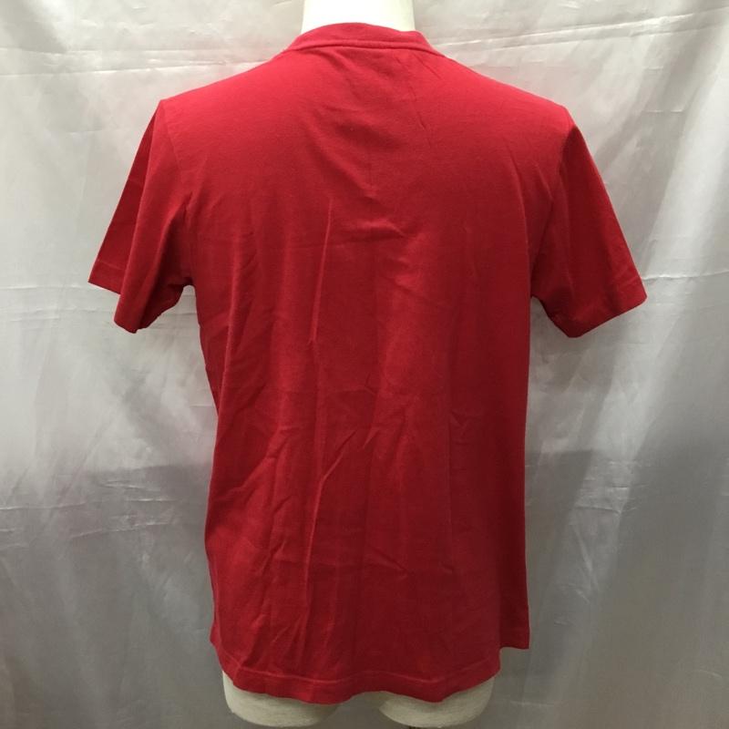 トミーヒルフィガー TOMMY HILFIGER Tシャツ 半袖 114-222900-720 クルーネック プリント XS ロゴ、文字 赤 / レッド /  メンズ USED 古着 中古 10111393